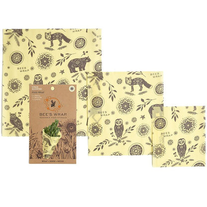 Bees Wrap - Assorted 3 Pack - Bees Bears