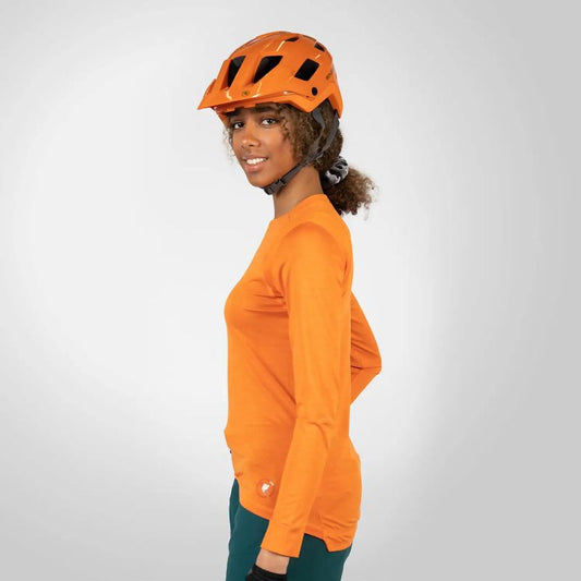 Endura - SingleTrack Longsleeve Jersey - Women's - Blue Steel
