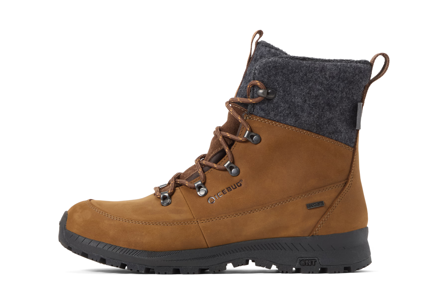 Icebug - Adak ReWool BUGrip - Coffee/Grey