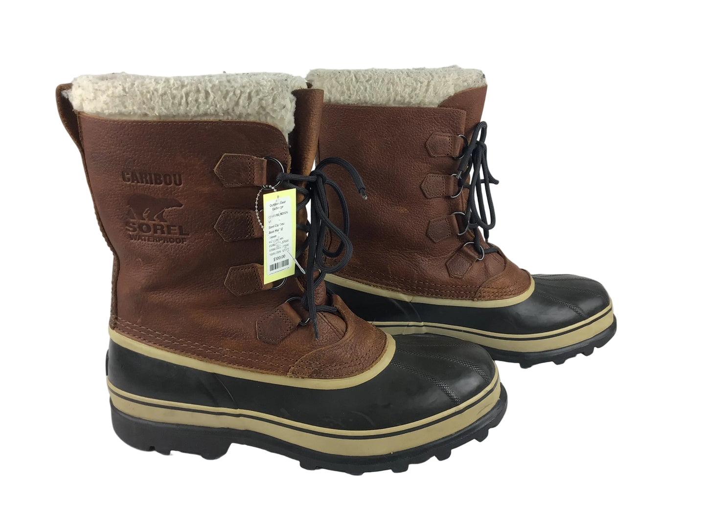Sorel Caribou Boot Men 12 Brown