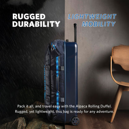 Gregory - Alpaca Wheeled Duffel 100 - Obsidian Black