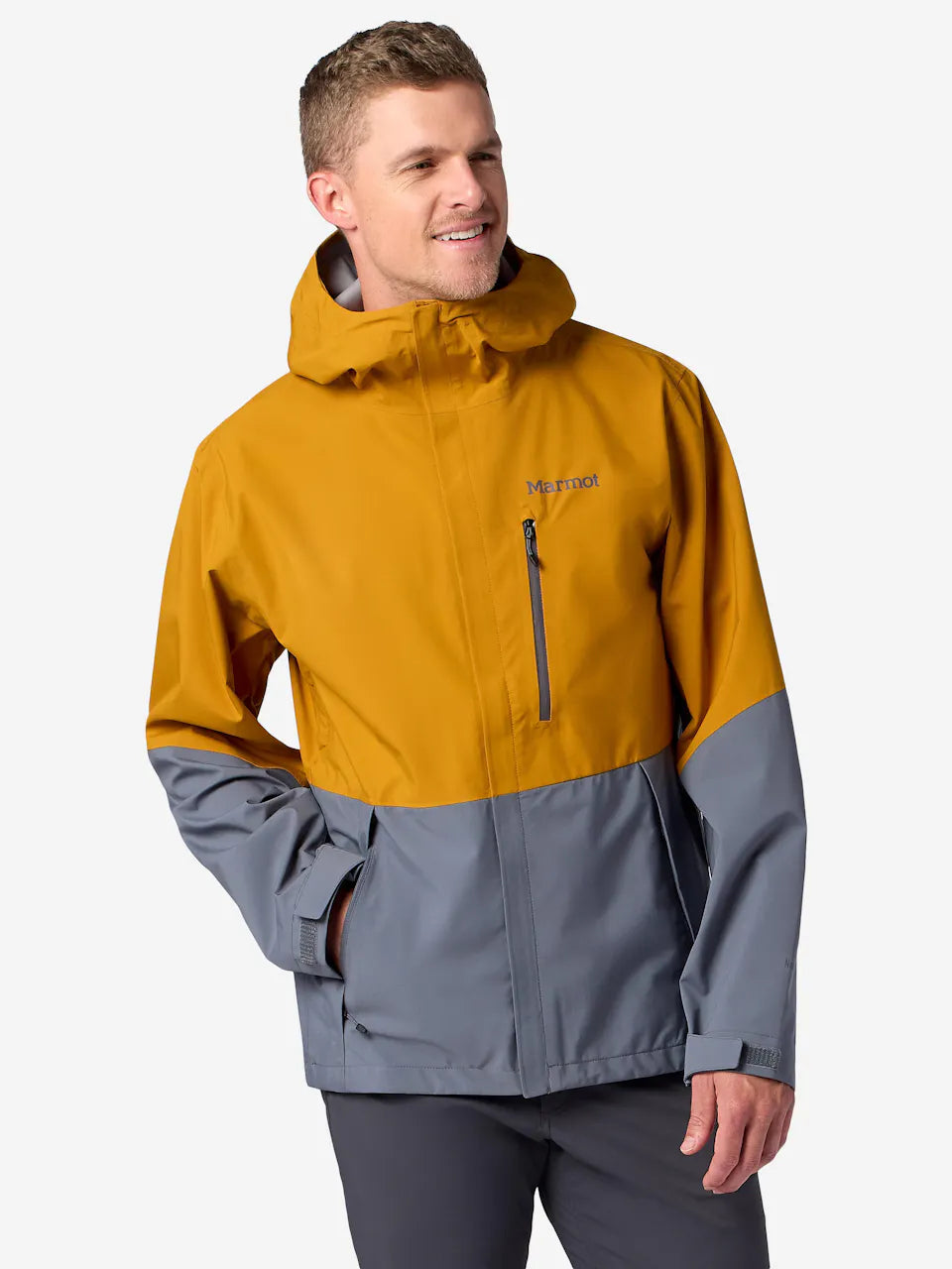 Marmot - PreCip Evo Pro Jacket - Honey Glaze/Steel Onyx