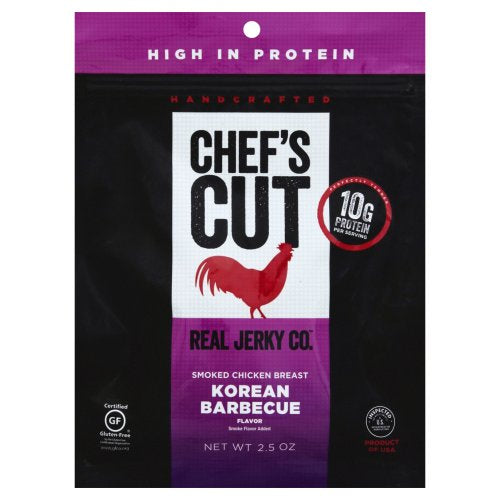 Chef's Cut Jerky - Chicken Jerky Korean BBQ 2.5oz - Korean BBQ