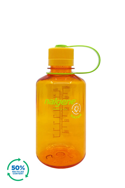 Nalgene - Narrow Mouth 16oz Sustain Bottle - Clementine