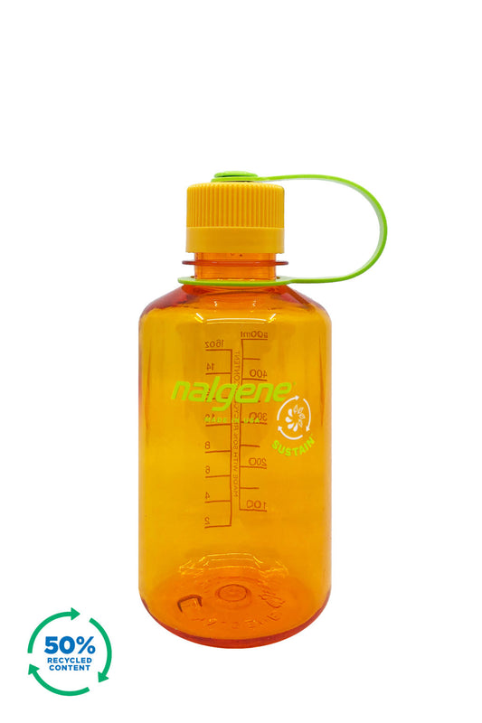 Nalgene - Narrow Mouth 16oz Sustain Bottle - Clementine