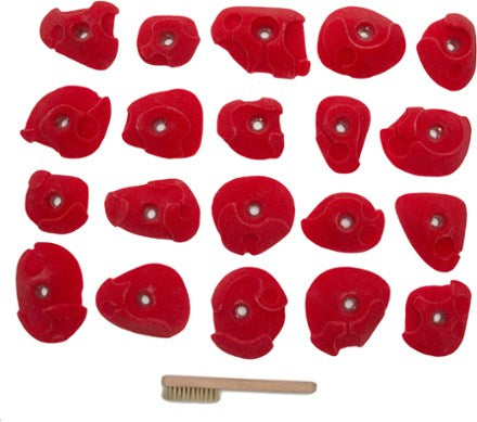 Trango - Drop Art Footholds - Red