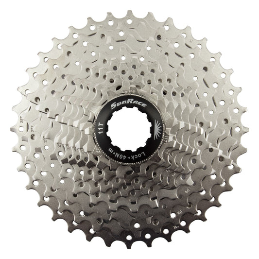 SunRace - FH Cassette CS-MS 11-36 10S - Metallic Silver - Metallic Silver