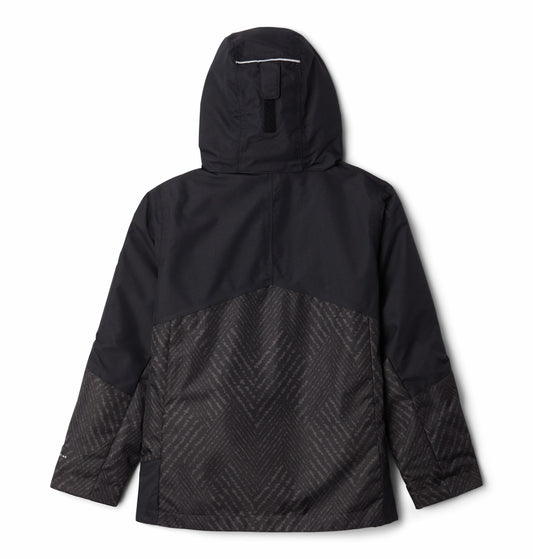 Columbia - Bugaboo II Fleece Interchange Jacket - Kids - Black Chevron P