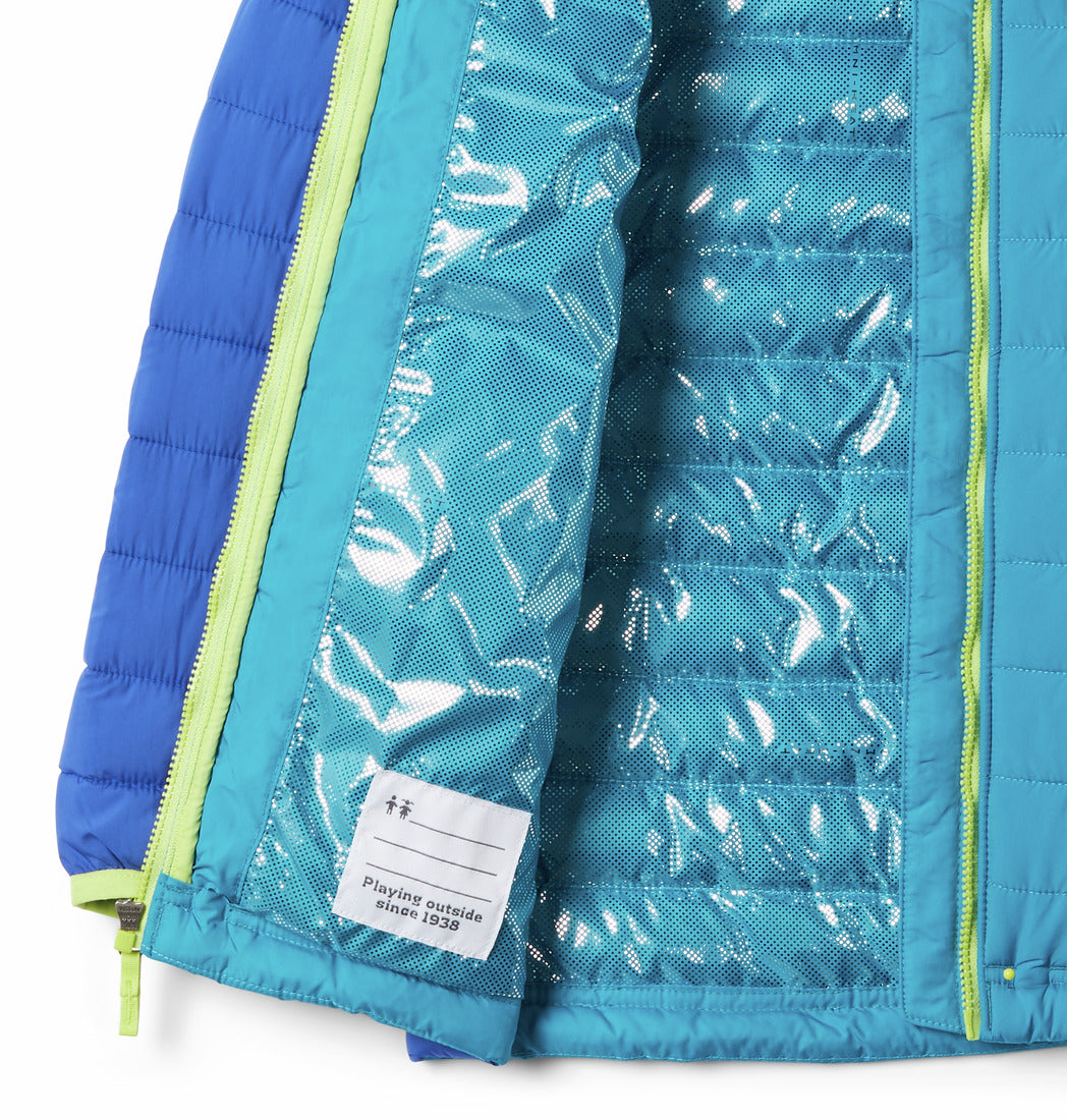 Columbia - Girls Powder Lite Hooded Jacket - Dark Sapphire