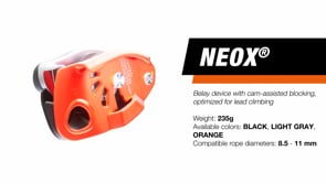 Petzl - Neox Belay Device - Black