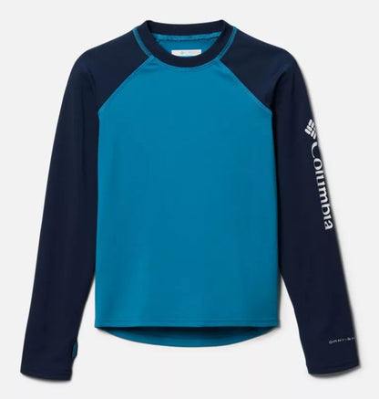 Columbia - Sandy Shores Long Sleeve Sunguard Shirt - Kids' - Deep Marine, Collegi