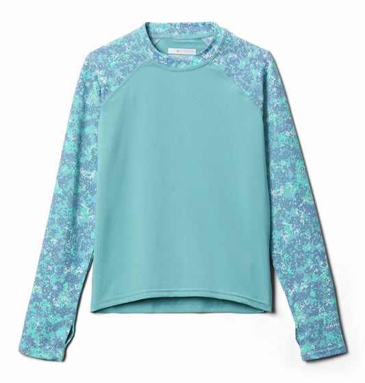 Columbia - Sandy Shores Printed LS Sunguard Toddler - Electric Turquoise