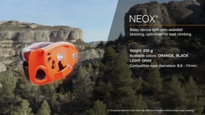 Petzl - Neox Belay Device - Black