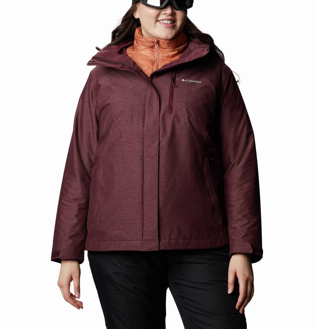 Columbia - Whirlibird IV Interchange Jacket Women's - Black Iceblooms Print