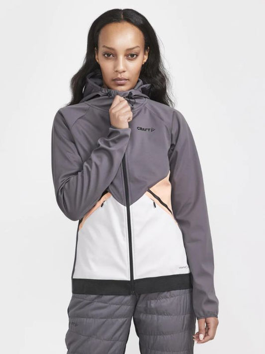 Craft - Glide Hood Jacket - Women's - Granite/Ash
