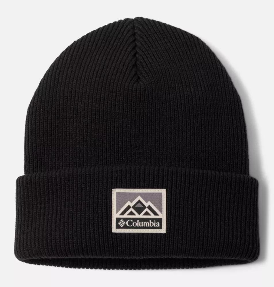 Columbia - Whirlibird Cuffed Beanie - Unisex - Black, Mountains