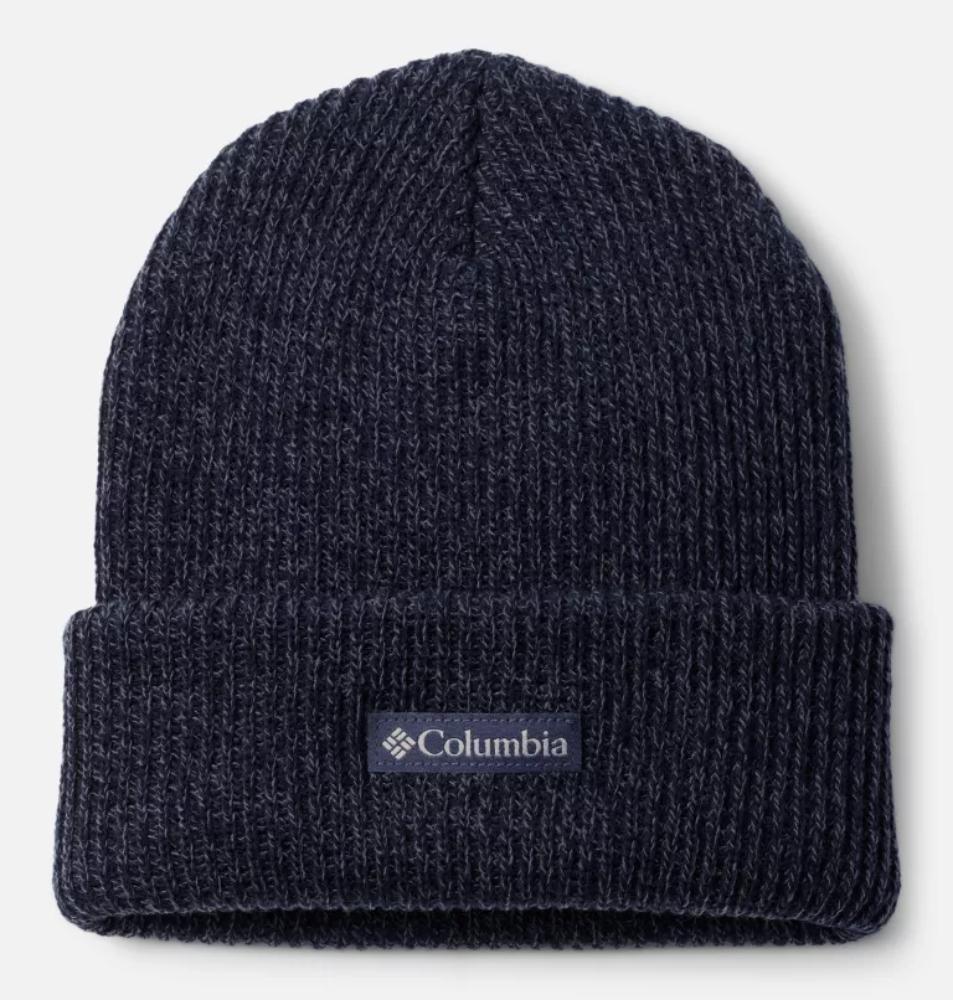 Columbia - Whirlibird Cuffed Beanie - Unisex - Basalt, Dark Stone Marled, Logo