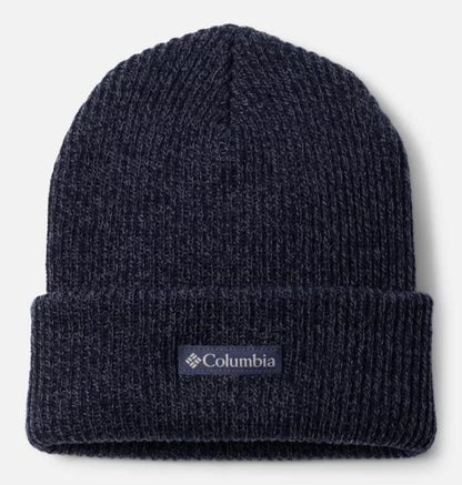 Columbia - Whirlibird Cuffed Beanie - Unisex - Basalt, Dark Stone Marled, Logo