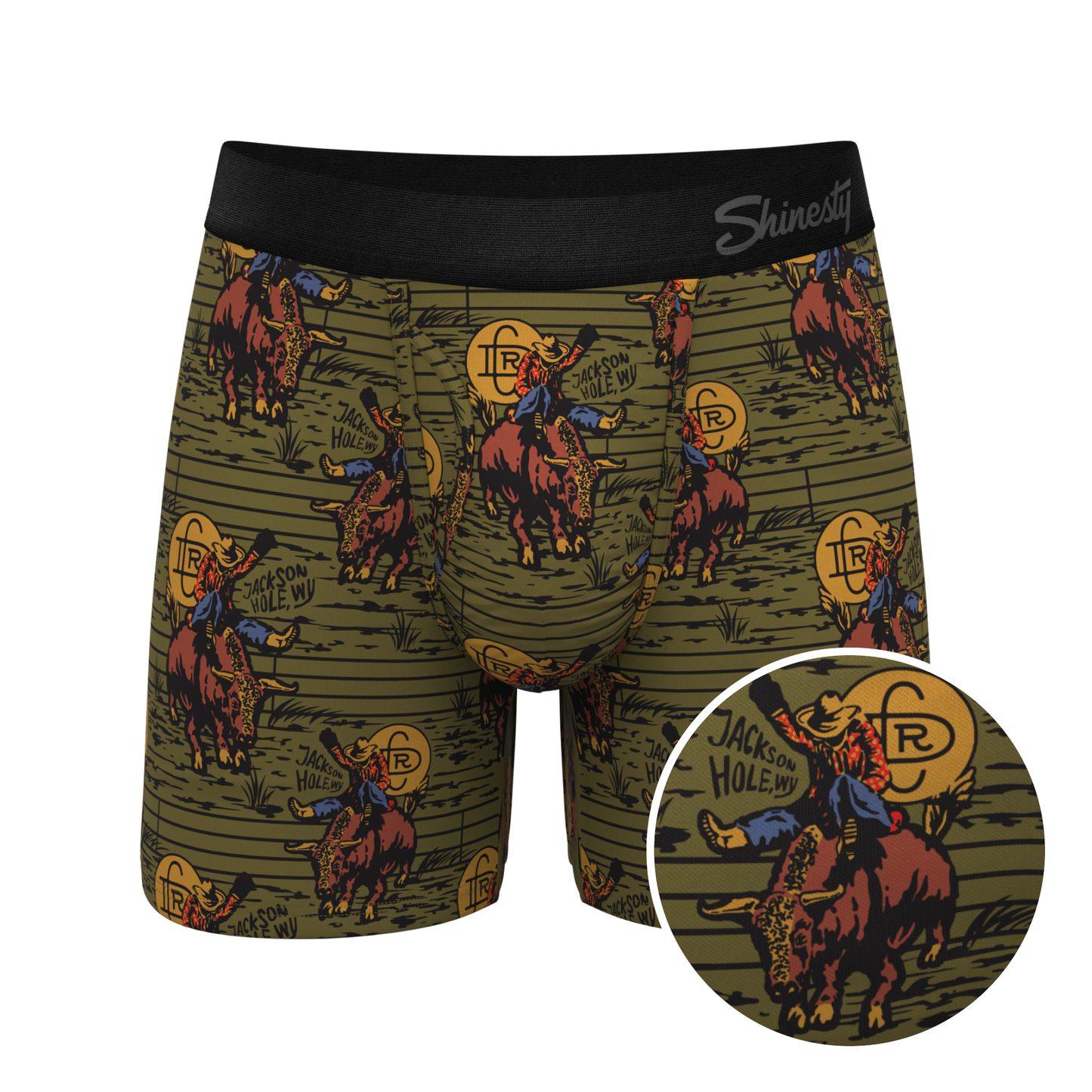 The 1912 | Western Shinesty x Diamond Cross Ranch Ball Hammock® Pouch Underwear With Fly