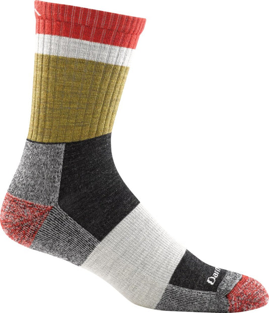 Darn Tough - Heady Stripe Micro Crew Lightweight With Cushion - Fatigue
