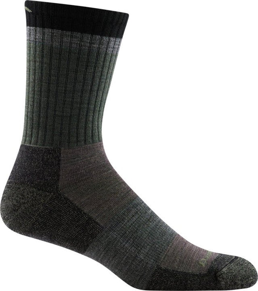 Darn Tough - Heady Stripe Micro Crew Lightweight With Cushion - Fatigue