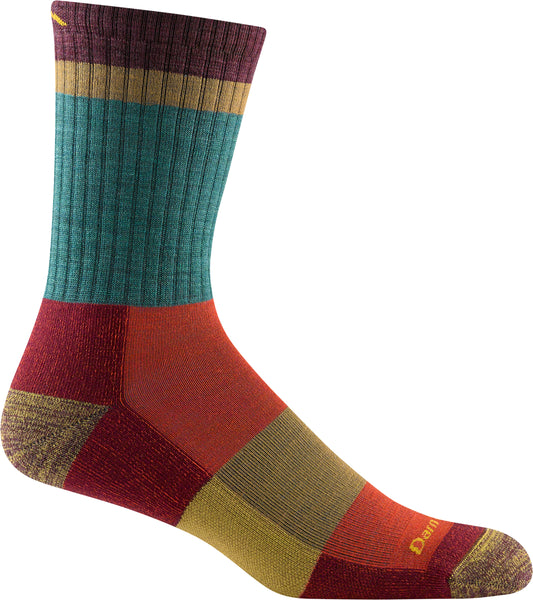 Darn Tough - Heady Stripe Micro Crew Lightweight With Cushion - Teal