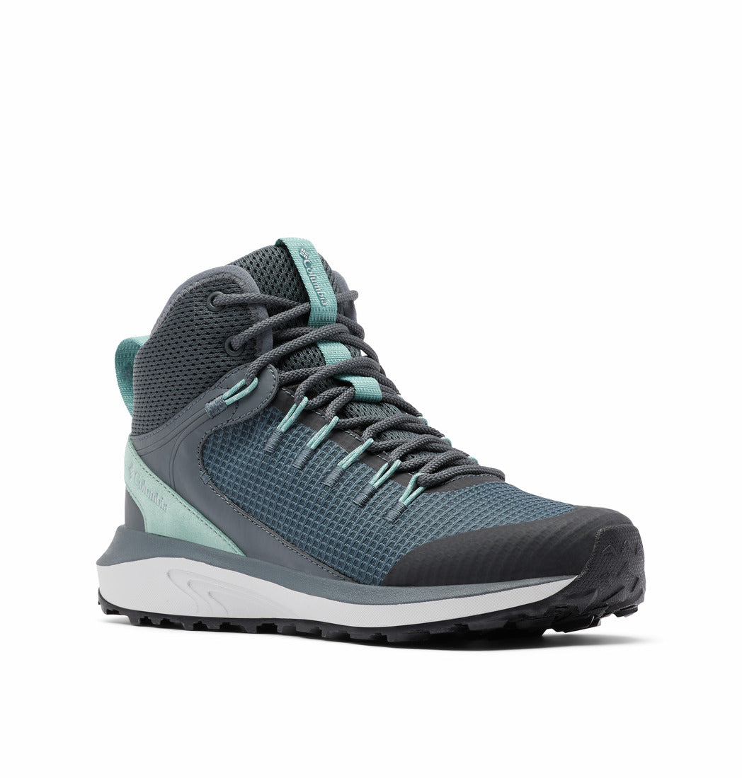 Columbia - Womens Trailstorm Mid WP Boot - Graphite, Dusty Green