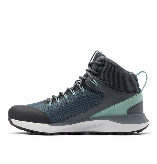 Columbia - Womens Trailstorm Mid WP Boot - Graphite, Dusty Green