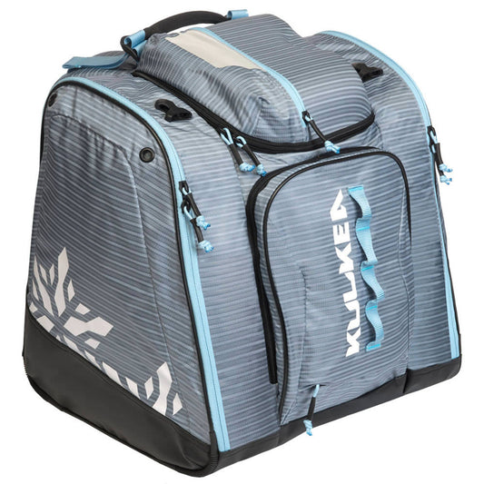 Kulkea - Powder Trekker Boot Bag - Lilac Stripes White Light Blue