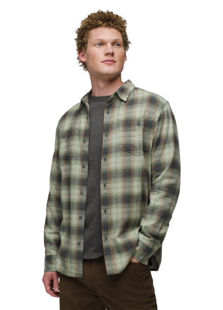 Prana - Dolberg Flannel Shirt - Thundercloud