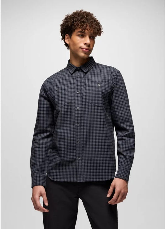 Prana - Dolberg Flannel Shirt - Thundercloud
