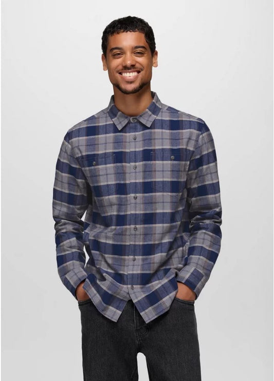 Prana - Dolberg Flannel Shirt - Capulet Blue