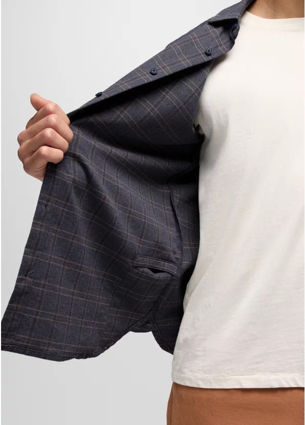 Prana - Los Feliz Flannel Shirt - Capulet Blue