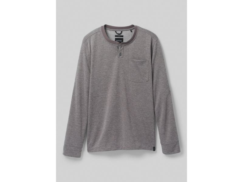 Prana - Sol Defender Henley - Men's - Greystone