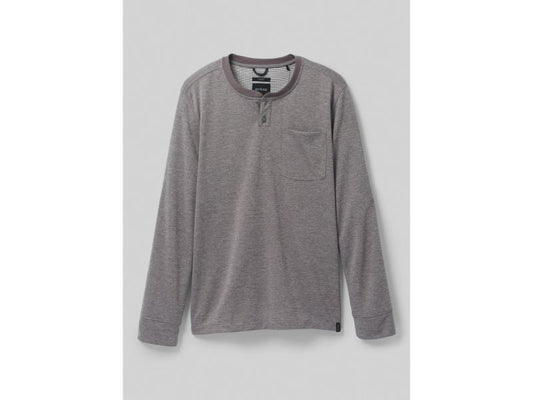 Prana - Sol Defender Henley - Men's - Greystone