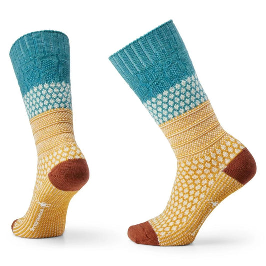 Smartwool - Everyday Cozy Popcorn Cable Crew Sock - Unisex - Black