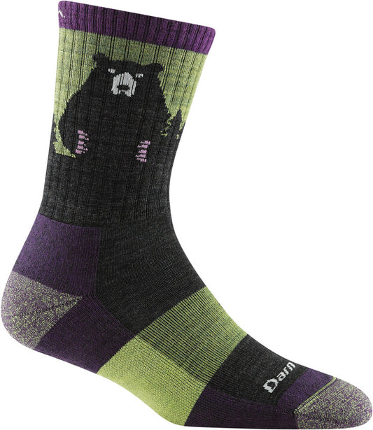 Darn Tough - Bear Town Micro Crew Lightweight with Cushion - Purple