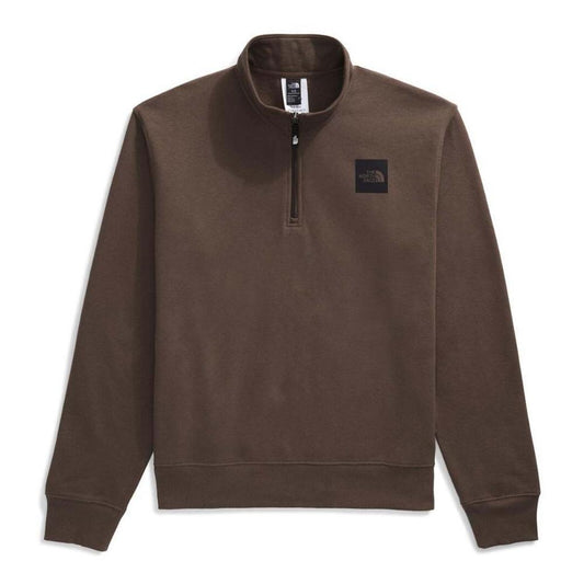 The North Face - Box Half Dome 1/4 Zip - Men's - Smokey Brown