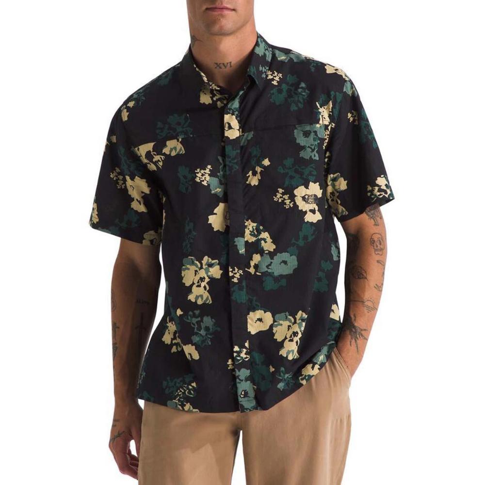 The North Face - Short Sleeve Heritage Bd Shirt - Men's - Duck Green TNF