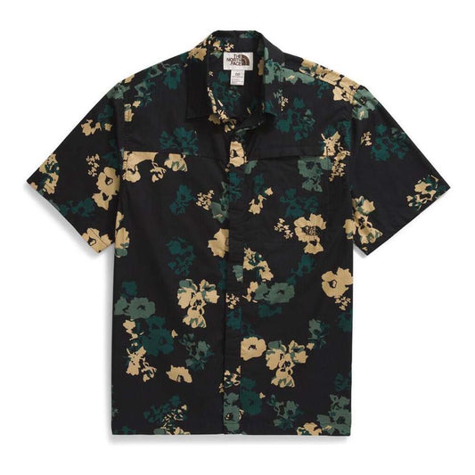 The North Face - Short Sleeve Heritage Bd Shirt - Men's - Duck Green TNF