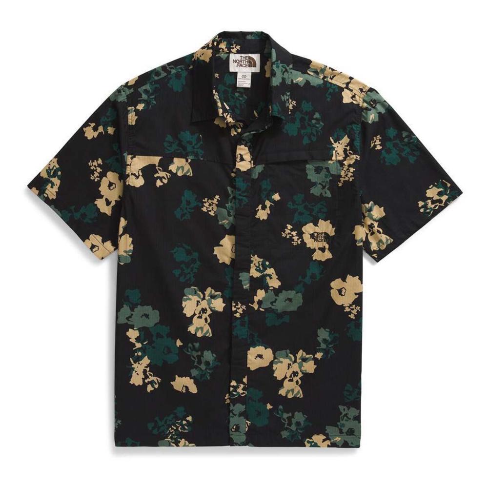 The North Face - Short Sleeve Heritage Bd Shirt - Men's - Duck Green TNF