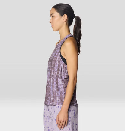 Mountain Hardwear - Crater Lake Tank - Purple Sage Prismatic Print