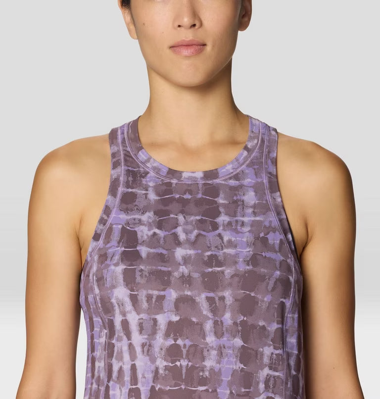 Mountain Hardwear - Crater Lake Tank - Purple Sage Prismatic Print