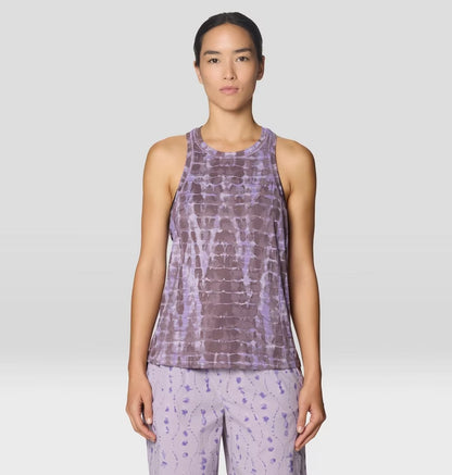 Mountain Hardwear - Crater Lake Tank - Purple Sage Prismatic Print