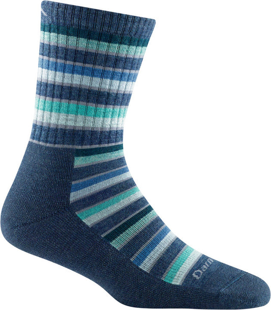 Darn Tough - Women's Decade Stripe Micro Crew Midweight Hiking Sock - Denim
