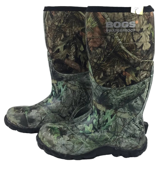 Bogs Tall Rain Boots Men 8 Camo