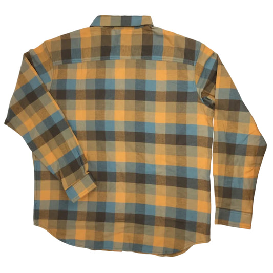Columbia LS BU Flannel Men XL Brn/Blu