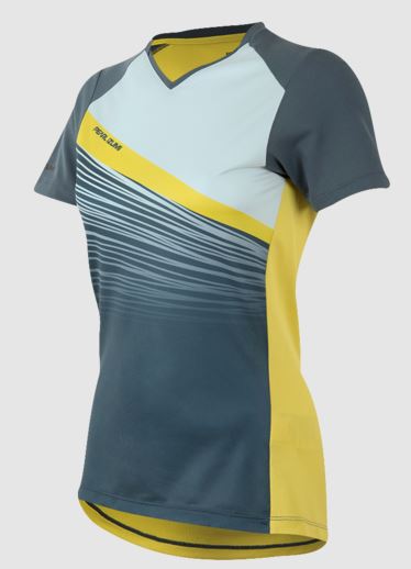 PEARL IZUMI - W LAUNCH JERSEY - Poppy Red/Mist Green