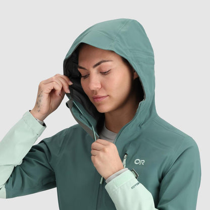 Outdoor Research - Aspire 3L Jacket - Women's - Neptune/Fresh Mint