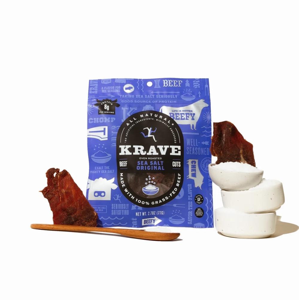 Krave - Sea Salt Beef Jerky - 2.7
